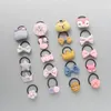Dog Apparel 5pcs In 1 Set Cute Pet Hair Accessories Fabric Cartoon Rubber Band Teddy Yorkshire Maltese Rope