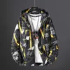 Spring Men Jacket Luminous Hip Hop Retro Color Patchwork Jackets Windbreaker Streetwear Track Hipster Plus size 5XL 6XL 7XL 210927