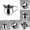 Mjölk Frother 2oz 3oz 5oz 8oz Kaffemuggar Steaming Pitchers Cups för espressomaskiner Mjölkskummande Pitcher Latte Art Stainless Steel Jug T500774