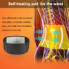 Magnetisk självuppvärmning nedre rygg Ländryggmängden Bältesstöd Protector Promote Blood Circulation Ease Pain Brace Massage Band