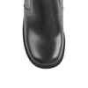 Plattform Rund Toe Wedges Stövlar Matte Black Knä High Boots Zipper Stor storlek