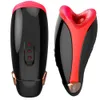 Mannelijke masturbator vibrator voor mannen siliconen automatische verwarming zuigen orale sex cup volwassen intieme speelgoed blowjob machine