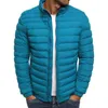 Winter Down Jackets For Men Warm Cotton Padded Casual Puffer Coats Zipper Slim Plus Size S-3XL Outwear