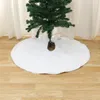 2020 Jupes d'arbres de Noël Faux de Noël Fourrure de Noël Décoration d'arbre de Noël Joyeux Noël Fournitures pour le nouvel an Accueil Décor Extérieur Decor de Noël - 90cm
