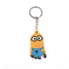 Ny ankomst Bag Accessorries Keychain Lovely Cartoon Figure Key Ring Funny Pattern Key-Holder Trinket Kid Children Minions2469