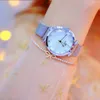 Wristwatches Montre Femme 2021 Fashion Watch Women Rose Gold Ladies Dress Wrist Watches Magnet Mesh Steel Waterproof Clock