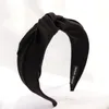 Accessori per capelli per adulti in turbante con fascia per capelli in tessuto di cotone vintage primaverile