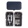 Ensemble de 7 coupe-ongles, ciseaux, pincettes, cure-oreilles avec outils de manucure pratiques, une variété de couleurs, WCW533