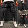 Mężczyźni Skinny Jeans Ripped Zniszczony Smukły Slim Fit Spant Denim S Długi Spodnie 210716