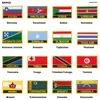 Национальный флаг вышивка Patch Badge Турция Нидерланды Кирибати Джибути Кыргызстан Гвинея Гвинея-Бисау Канада