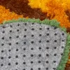 Tapetes de tapete pequeno de tapete mole de tapete floral Arte flora