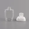 30 ml Hand Sanitizer Bottle Pet Plastic Half Round Flip Cap Bursts Barnens desinfektionsmedel Handtvätt Sanitizers DH0877