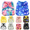 Asenappy Double Gussets Nieuwe Baby One Size Herbruikbare Doek Nappy Cover Wrap om te gebruiken met platte of gemonteerde luier luier 946 y2