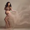 Maternity Tulle Po Shoot Skirt and Tops Sets Pography Dress Pregnancy Long Outfits 210629