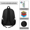 Mochila Equipo vintage Ed Hardies Y2K Cyber ​​(3) Bolsa de alta calidad Schoolbag para mujer mujer