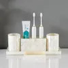 Набор аксессуаров для ванны европейская смола с пятью частями мыла раковина аппликация декоративная эль-кубки для рта