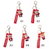 Porte-clés mignon enfants cadeaux Porket pour sacs à dos père noël porte-clés pendentif décoration de noël noël Smal22