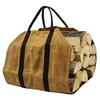 canvas firewood holder