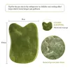 Groene natuurlijke jade Guasha Scrapping Plate Gua Sha Massager Face Meridian Scrapping Plaat stuk massagegereedschap ARM MASSAGE TOOL5445025