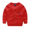 Bébé mode pull enfants Cardigan garçons filles enfants pulls en tricot printemps survêtement pull bébé vêtements 2-7 ans