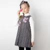 W.l.Monsoon Bambino Girl Abiti con fiori ricamati Brand Girls Abito invernale natale principessa costume per bambini vestiti Q0716