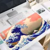 Great Wave Off Art Art Большой размер мыши натуральный резиновый ПК Компьютерная игра Mousepad Настольный коврик Gamer Pad Keyboard Mouse Pad