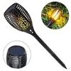 Solaire 96 LED Flamme Scintillante Torche Lumière Étanche Paysage Extérieur Décor pour Jardin Pelouse