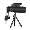 50x60 HD Inteligentny teleskop optyczny monokularowy z oświetleniem Laser + statyw + klip telefon komórkowy