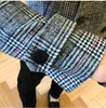 Herenwollen Mengsels 2021 Merk Kleding Mannen Hoge Kwaliteit Leisure Plaid Wollen Doek Jas / Mannelijke Slanke Fit Winter Houd Warme Jassen