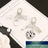 Mode coréenne fille amour coeur clé serrure porte-clés mignon bibelot en métal perle lune porte-clés accessoires femmes breloques pendentif bijoux prix d'usine conception experte qualité