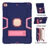 Tablet Cases For Ipad 6/Air2/Pro9.7 Air/5 2/3/4 Kickstand Functions Camera Protection Shock Proof Cover With Pen Holder