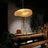 Lampade a sospensione Cina Luci in legno Lampada in bambù Apparecchi da cucina Lampada a sospensione a sospensione per interni domestici