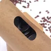 Engångs Kraft Papperskopp Bashållare med handtag Miljövänlig Kaffe Mjölk Te koppar Tray Takeaway Drink Packaging RRA9585