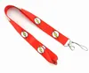 Nyckelring 10st anime tecknad nackband nyckel Lanyard Card Gym telefon med USB ID Holder DIY Sling lasso Small Wholesale