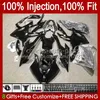 Moule d'injection de corps pour BMW S1000 Noir brillant S-1000 S 1000 RR 2019 2020 2021 Carrosserie 21No.87 S 1000RR S-1000RR S1000-RR 19-21 S1000RR 19 20 21 22 Carénage OEM 100% Fit