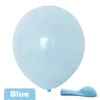 100 stk / partij 10 inch macaron latex ballonnen bruiloft verjaardag decoratie globos baby shower meisje verjaardagsfeestje helium ballon llf12058