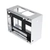 CEMO A4 Stop Aluminiowy Hartowany Szkło Hartowane ITX Computer Case Mini