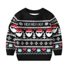 Kids Clothes Girls Sweaters Winter Double Layer Thick Christmas Sweater Cartoon Cute Boy Sweaters Knitted Pullover tops Y1024