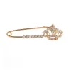 Mulheres Cristal Crown Brooch Fato Lapela Pin Prata Ouro RoseGold Moda Jóias Acessórios Para Pessoas De Presente