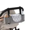 Opbergtassen bloemenprint multipurpose mummie hangende mand voor baby koets wandelwagen tas cosmetische koffers
