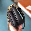 2021 المرأة مصمم حقيبة كتف فاخرة Crossbody محفظة متعددة Pochette اكسسوارات سيدة رسول حقائب اليد مخلب سلسلة ذهبية محفظة M45777 M80399