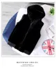 Herenvesten Faux Bontjas Winter Vest Warm Mouwloos Jas met Hood Zipper Plush Vesten Dames Plus Size Bovenkleding 4XL 5XL Zwart