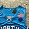 Nikivip Cole Anthony 2 Basketballtröja Vince Carter 15 Michael 23 North Carolina Tar Heels College Jerseys sydd Blue Size S-XXL