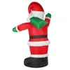 2.4m LED Inflatable Santa Claus Inflatable Toys Shop Yard House Garden Party Christmas Outdoors Home Ornaments