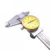 Discagem de calipers 0-150mm 0.01mm 0-200 300 mm de alta precisão indústria de alta precisão em aço inoxidável Ferramenta de medição à prova de choque 210922