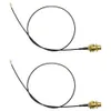 2 x 6 dBi 2,4 GHz 5 GHz Dualband-WLAN-RP-SMA-Antenne + 2 x 35 cm U.fl/IPEX-Kabel