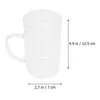 1pc Glas Tee Tasse Praktische Langlebige Hitzebeständige Einfache Mit Mesh Sieb Tassen Untertassen