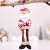 Kerst Pluche Opknoping Ornamenten Buffalo Plaid Santa Snowman Rendier Bear Xmas Tree Hanger Holiday Party Decoration XBJK2109