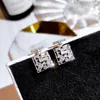 Cute Perfume Bottle Stud Earring Women Zircon Earrings Gift for Love Girlfriend Fashion Jewelry 3 Colors