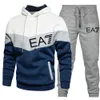 Erkekler Spor Yeni Bahar Sonbahar Eşofman 2 Parça Setleri Spor Takım Elbise Ceket + Pantolon Tutdurma Erkek Moda Baskı Giyim Boyutu S-3XL